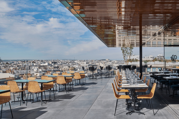five new terraces in paris