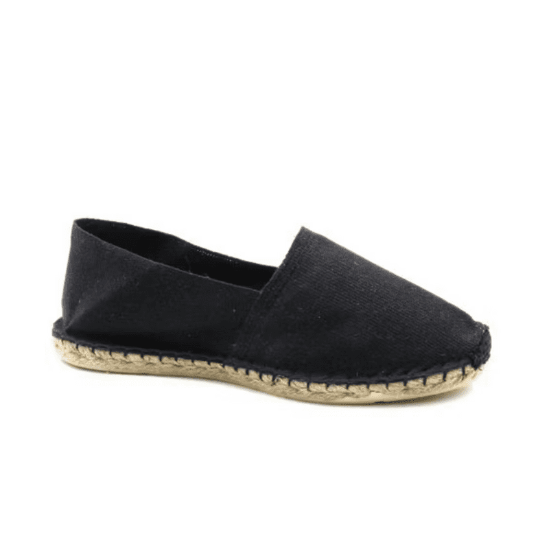Basque Espadrilles - Black - My French Country Home Box
