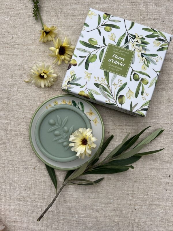 Esprit Provence - Olive Soap with Dish