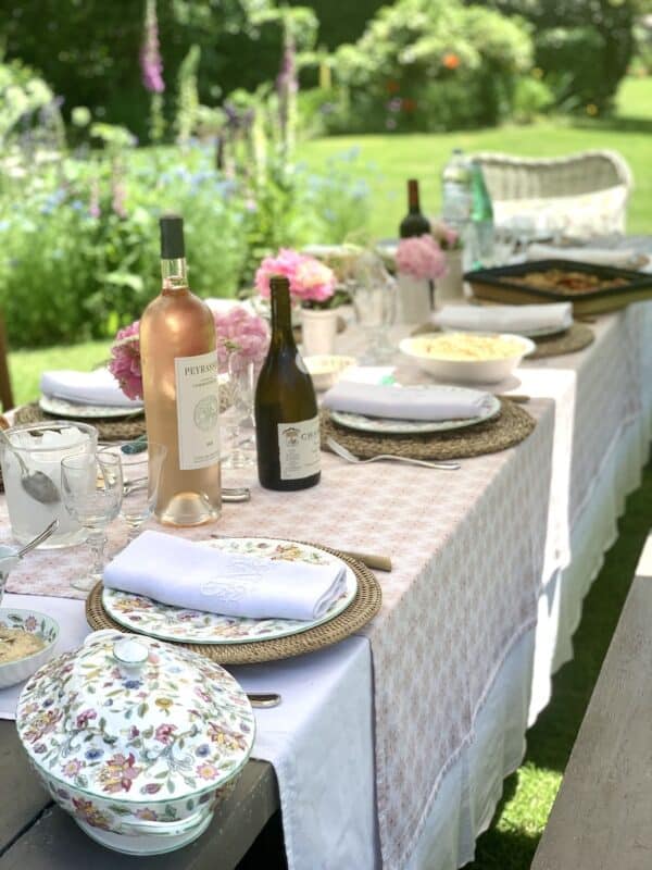 FRENCH CUISINE FOR A GARDEN PARTY