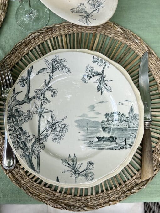 Antique Plates by Creil & Montereau