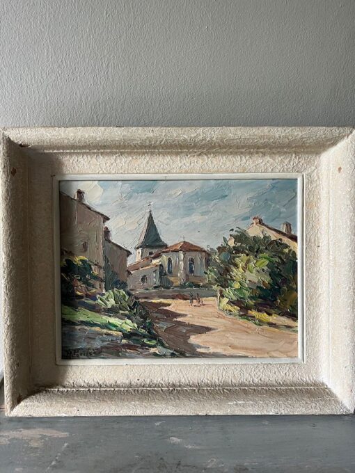 Antique Painting - Provençal Church