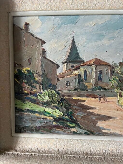 Antique Painting - Provençal Church