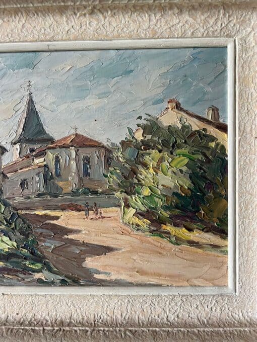 Antique Painting - Provençal Church