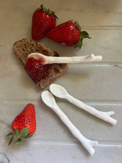 Hand-Crafted Porcelain Spoons